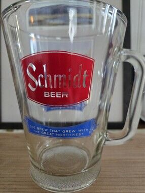 Vintage Schmidt Beer Pitcher/mug.